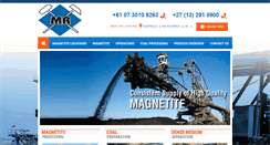 Desktop Screenshot of martinandrobsonmagnetite.com